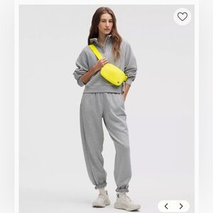 LAST ONE! Lululemon Everywhere Belt extended waistband (NWT) 🌼🍋 Daisy Glow